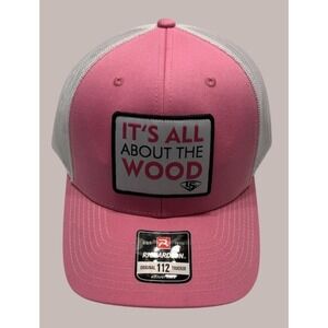 Richardson 112 Original Trucker Hat Pink White Snapback: It's All About the Wood